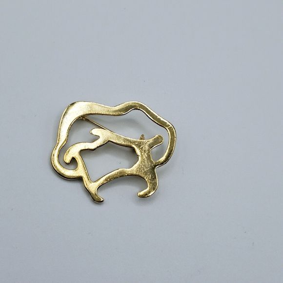 Chef Hat Brooch Silhouette Open Outline Pastry Cook Artistry Kitchen Jewelry Pin - Picture 3 of 8